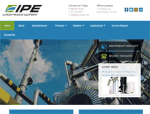 Tablet Screenshot of ipe-pumps.com